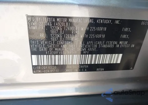 2025 Toyota Rav4 Hybrid Xse from USA, damaged, VIN 4T3E6RFV6SU188548